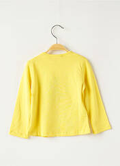 T-shirt jaune BOBOLI pour fille seconde vue