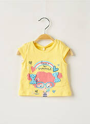 T-shirt jaune BOBOLI pour fille seconde vue