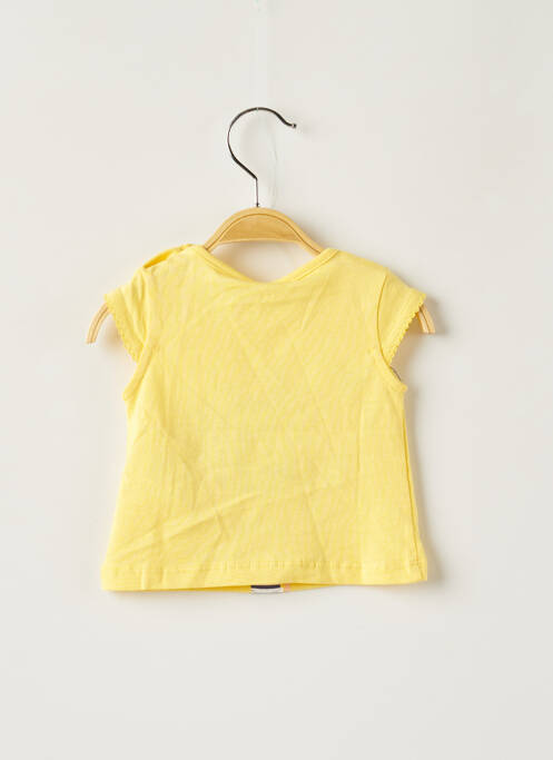 T-shirt stretch manches courtes jaune BOBOLI fille