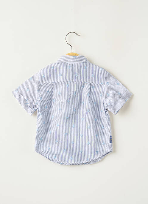 Chemise manches courtes bleu BOBOLI garçon