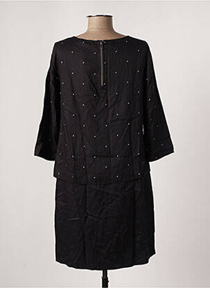 Robe courte manches 3/4 manches 3/4 noir CECIL femme