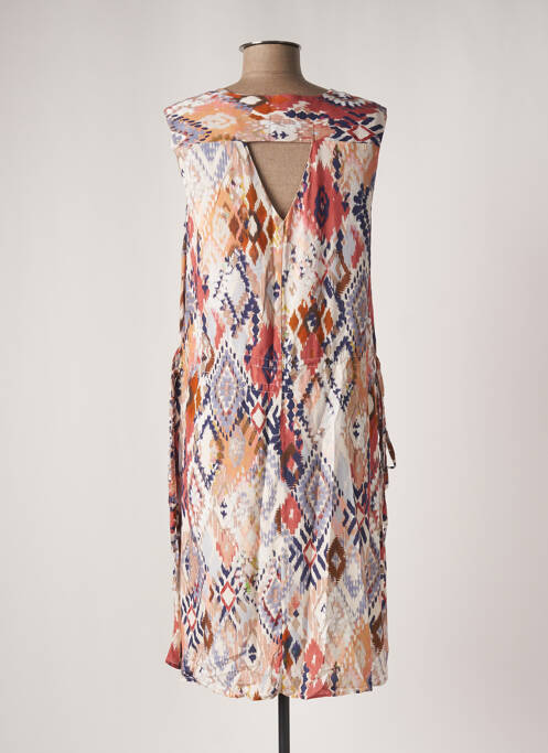 Robe mi-longue orange DIANE LAURY pour femme