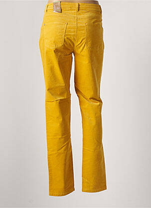 Pantalon slim stretch taille normale jaune CECIL femme