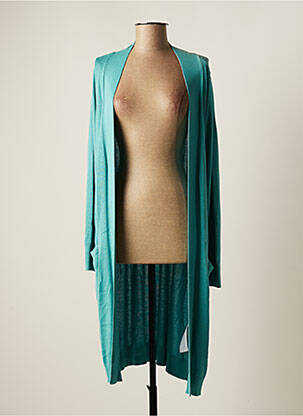Gilet manches longues stretch bleu CISO femme