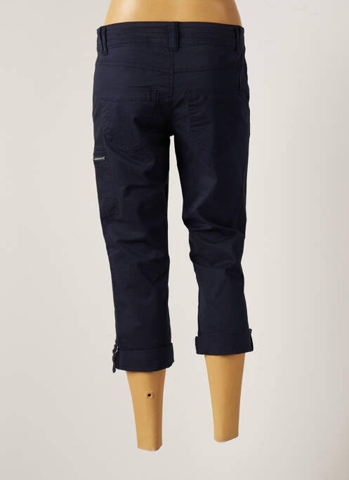 Pantacourt bleu JENSEN pour femme
