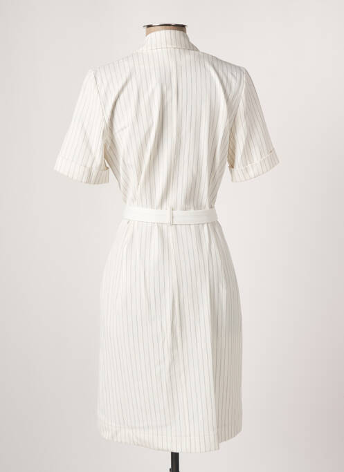 Robe mi-longue blanc EVA KAYAN pour femme