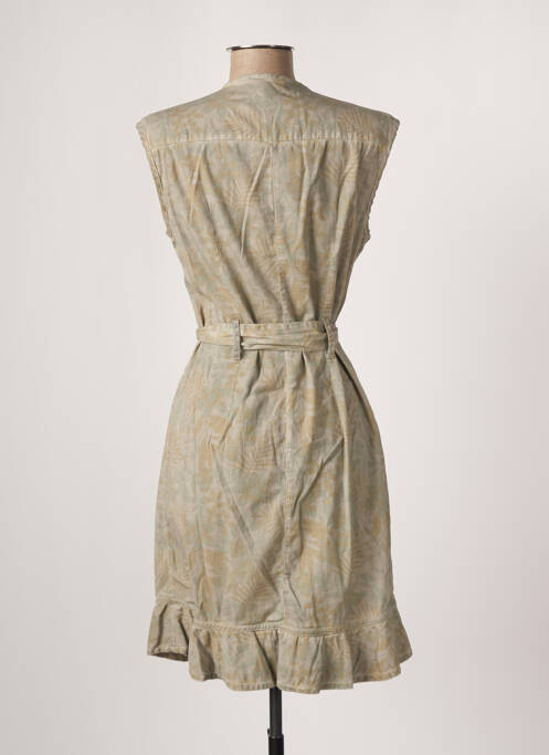 Robe mi-longue vert EVA KAYAN pour femme