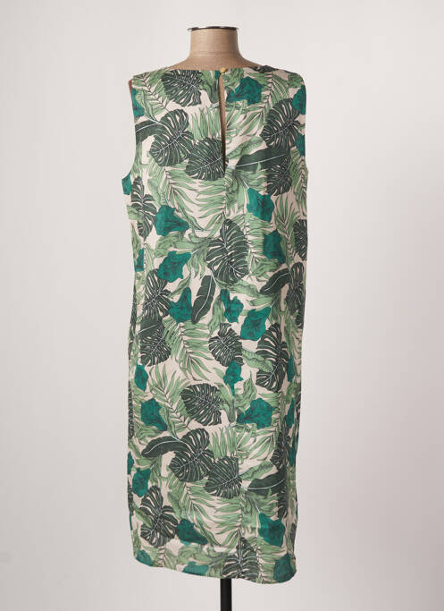 Robe mi-longue vert ORTO BOTANICO pour femme