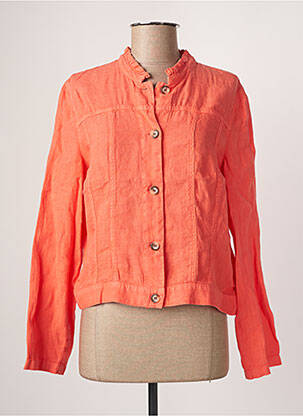 Veste casual orange SIGNE NATURE pour femme