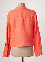 Veste casual orange SIGNE NATURE pour femme seconde vue