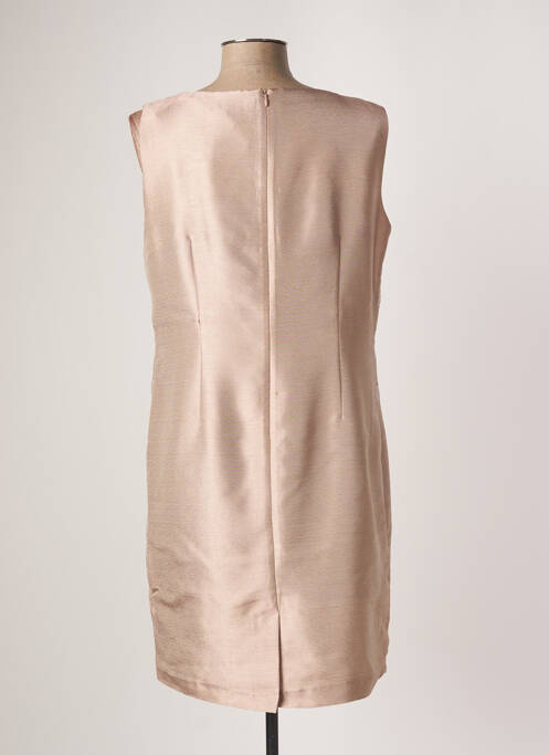 Robe mi-longue beige PAUSE CAFE pour femme