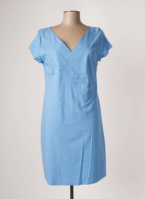 Robe mi-longue bleu SKFK pour femme