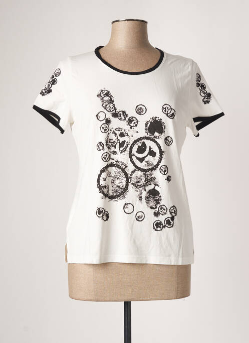 T-shirt blanc FRANCE RIVOIRE pour femme