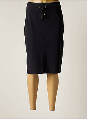 Jupe mi-longue stretch noir EXPRESSO femme