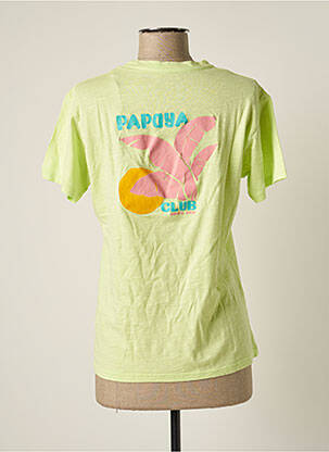 Polo stretch manches courtes vert BANANA MOON femme