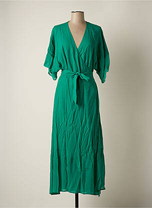 Robe longue vert IKKS pour femme