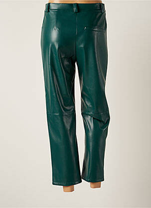 Pantalon large fermeture zippée sous rabat boutonné taille normale vert IMPERIAL femme