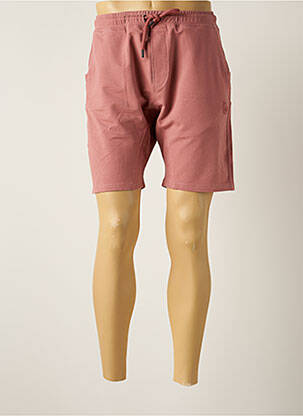 Bermuda taille élastique taille normale rose PULL IN homme