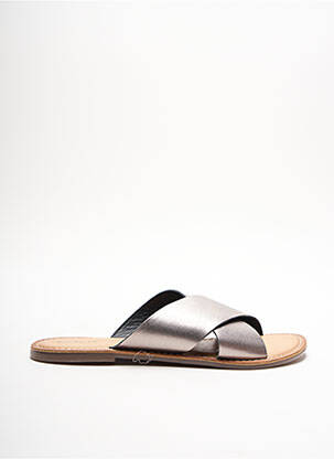 Sandales/Nu pieds gris KICKERS pour femme