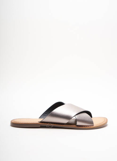 Sandales/Nu pieds gris KICKERS pour femme