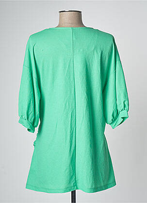 Tunique manches courtes coupe cintrée vert TIFFOSI femme