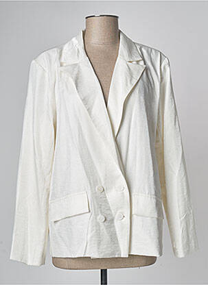 Blazer fausses poches blanc MOLLY BRACKEN femme