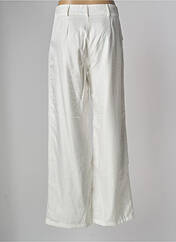 Pantalon large blanc MOLLY BRACKEN pour femme seconde vue