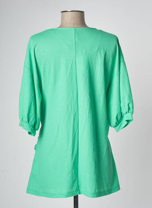 Tunique manches courtes coupe cintrée vert TIFFOSI femme