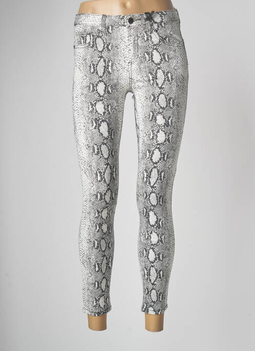 Pantalon 7/8 gris R.DISPLAY pour femme