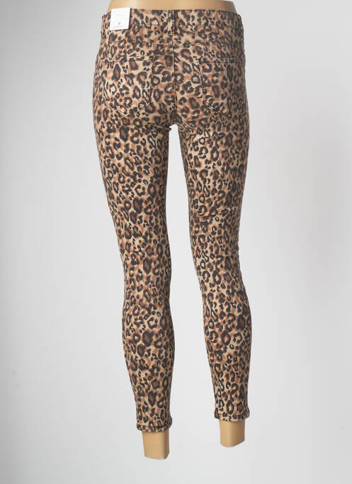 Pantalon 7/8 marron R.DISPLAY pour femme