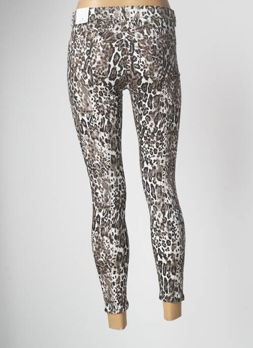 Pantalon 7/8 marron R.DISPLAY pour femme