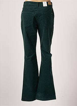 Pantalon flare stretch taille normale vert KANOPE femme