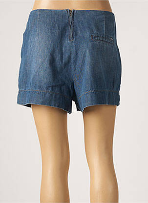 Short coupe droite bleu LOIS femme