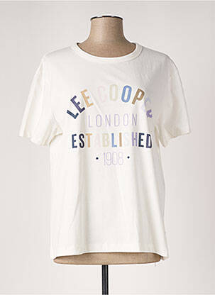 T-shirt blanc LEE COOPER pour femme