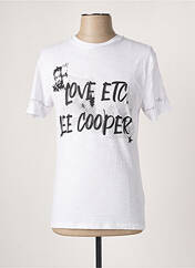 T-shirt blanc LEE COOPER pour homme seconde vue