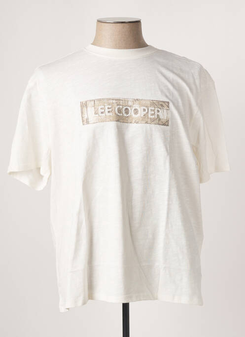 T-shirt beige LEE COOPER pour homme