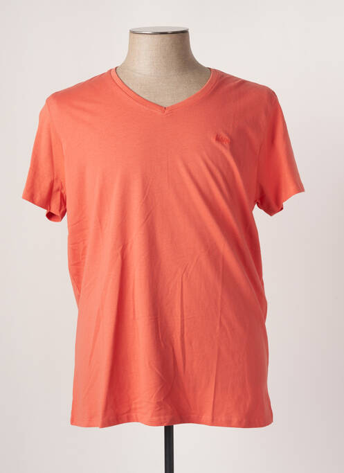 T-shirt orange LEE COOPER pour homme