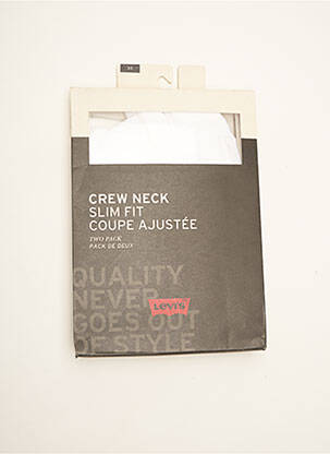 T-shirt tissage jersey manches courtes blanc LEVI'S garçon
