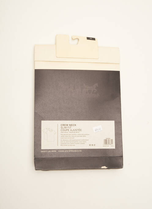 T-shirt noir LEVIS pour homme