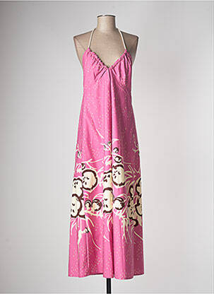 Robe longue rose OTTOD'AME pour femme