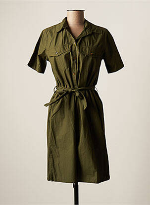 Robe courte manches courtes manches courtes vert MKT STUDIO femme