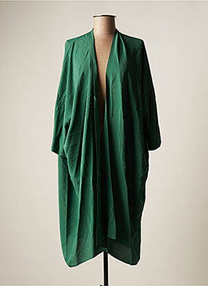 Veste kimono col v vert OTTOD'AME femme