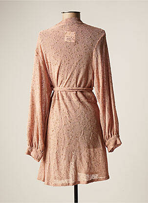 Veste kimono légère et transparente rose SEASS femme