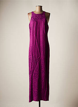 Robe longue violet MODETROTTER pour femme