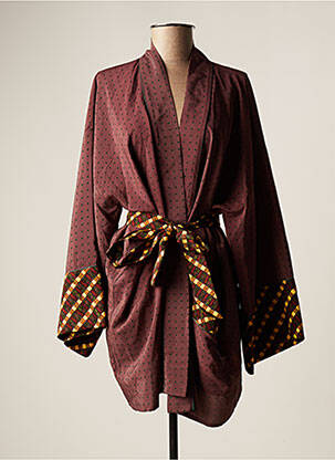 Veste kimono marron MOW pour femme