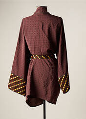 Veste kimono marron MOW pour femme seconde vue
