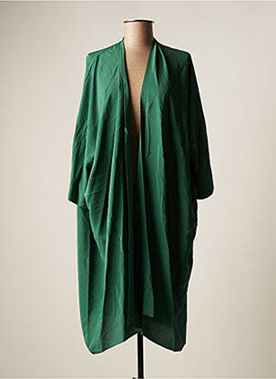 Veste kimono vert OTTOD'AME pour femme
