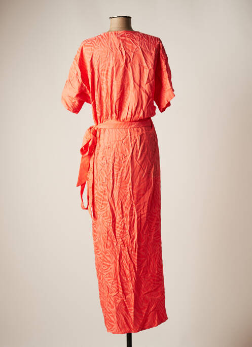 Robe longue orange MODETROTTER pour femme