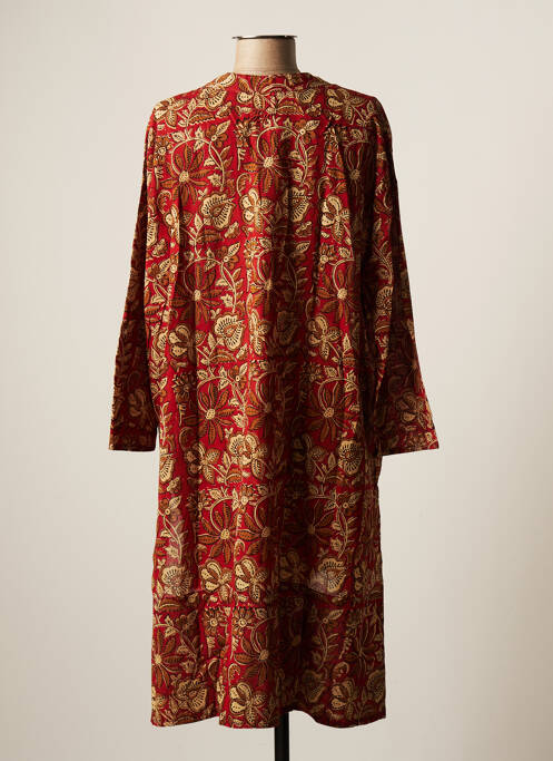 Tunique manches longues rouge FAVELA MARKET pour femme