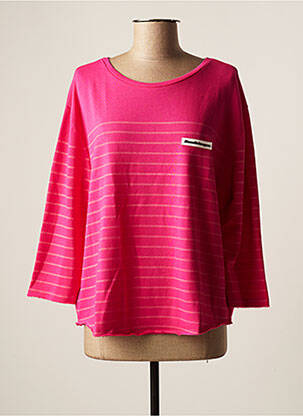 Top tissage jersey manches longues rose LIV BERGEN femme